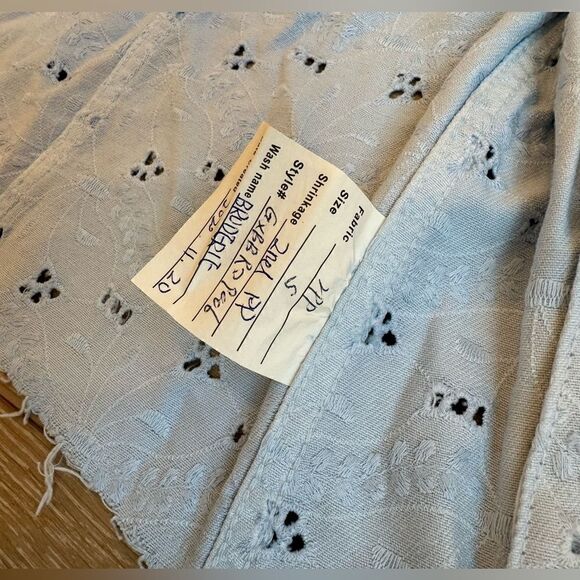 Joe’s The Boyfriend Denim Jacket  & Mini skirt set in Broderie wash - Picture 6 of 12